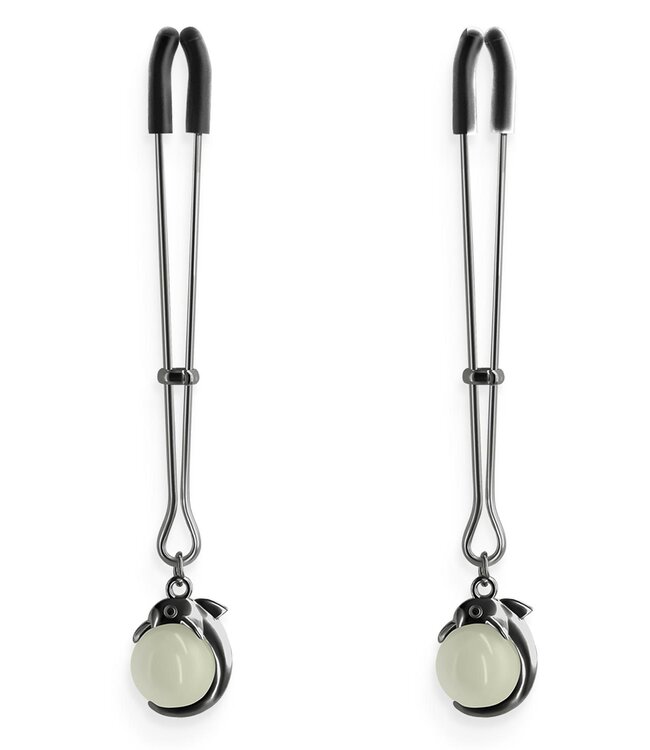 NS Novelties BOUND NIPPLE CLAMPS G1 GUNMETAL