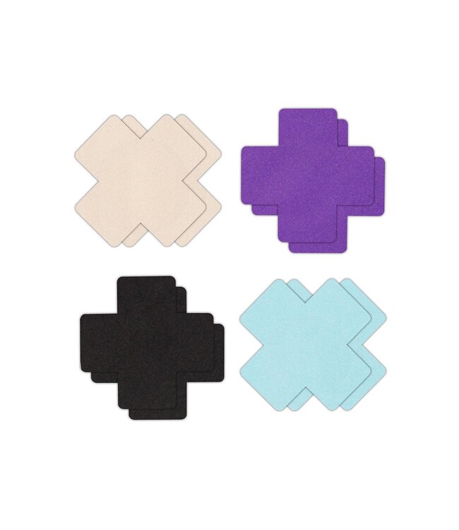 NS Novelties PRETTY PASTIES CROSS I ASSORTED 4 PAIR