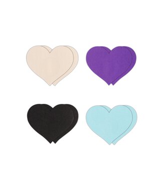 NS Novelties PRETTY PASTIES HEART I ASSORTED 4 PAIR