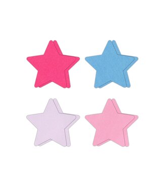 NS Novelties PRETTY PASTIES STAR II ASSORTED 4 PAIR