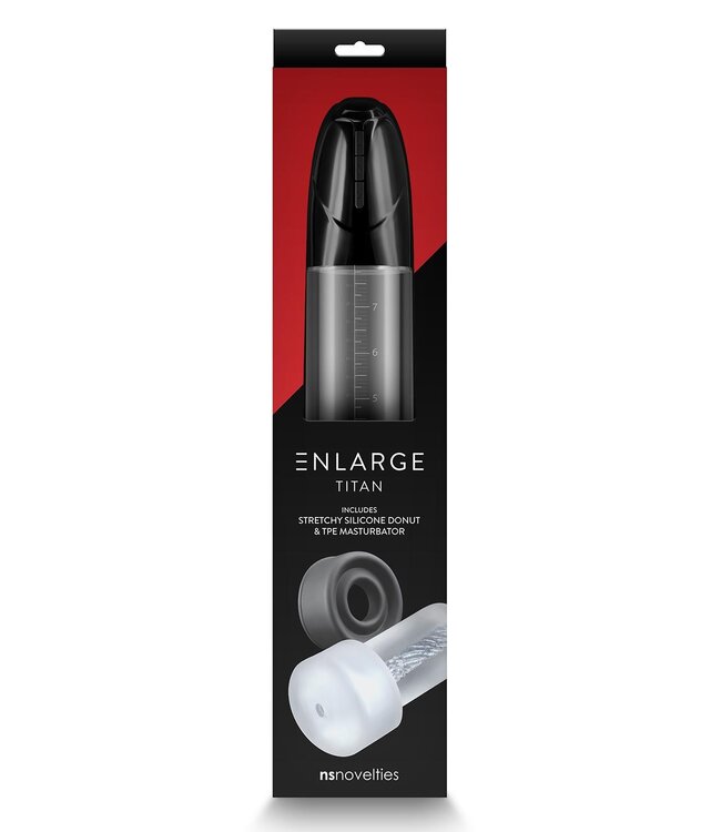 NS Novelties ENLARGE TITAN PUMP BLACK