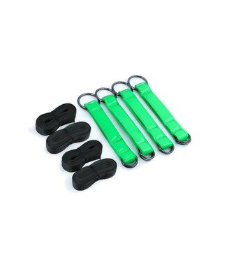 NS Novelties ELECTRA BED RESTRAINT STRAPS GREEN