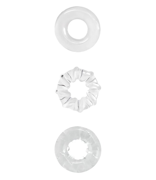 NS Novelties RENEGADE DYNO RINGS CLEAR