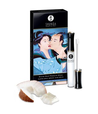 Shunga DIVINE ORAL PLEASURE GLOSS COCONUT 10ML