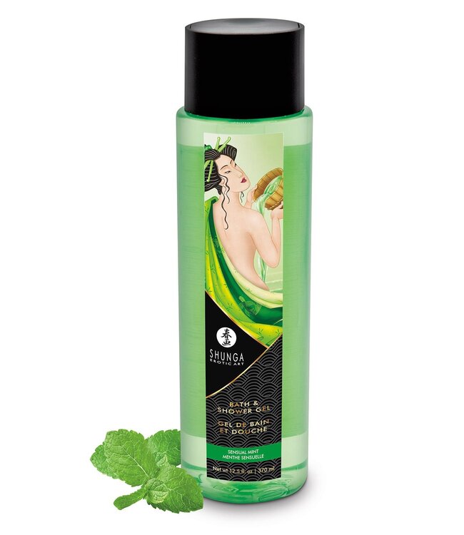 Shunga SHUNGA KISSABLE BATH AND SHOWER GEL SENSUAL MINT 370 ML