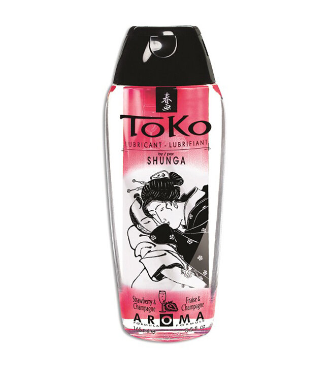 Shunga TOKO AROMA LUBRICANT CHAMPAGNE STAWBER 165 ML