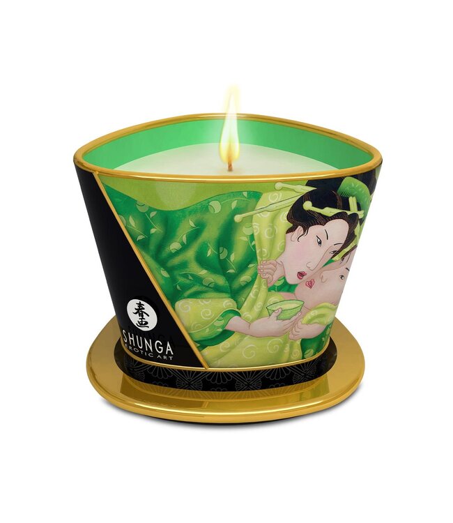 Shunga MASSAGE CANDLE EXOTIC GREEN TEA 170ML