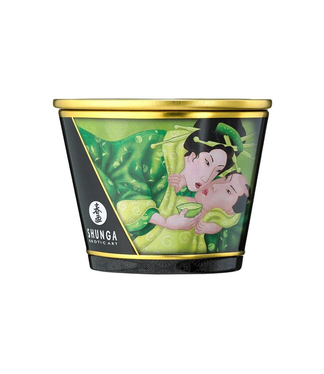 Shunga MASSAGE CANDLE EXOTIC GREEN TEA 170ML