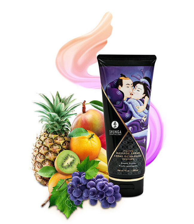 Shunga KISSABLE MASSAGE CREAM EXOTIC FRUITS 200 ML