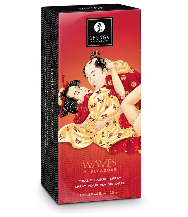 Shunga SHUNGA WAVES OF PLEASURE SPARKLING STRAWBERRY WINE 20 ML
