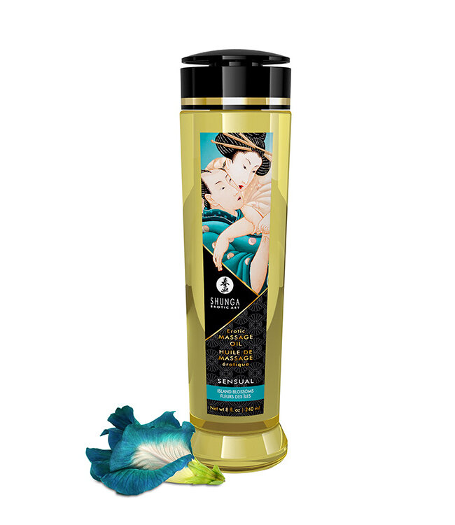 Shunga EROTIC MASSAGE OIL SENS. ISLAND BLOSSOM 240 ML