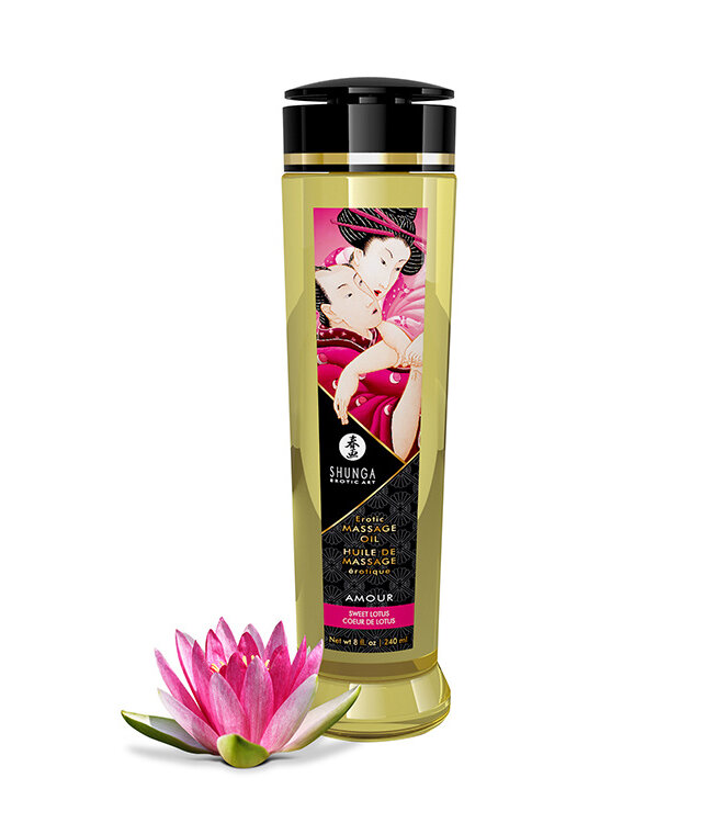 Shunga EROTIC MASSAGE OIL AMOUR SWEET LOTUS 240 ML