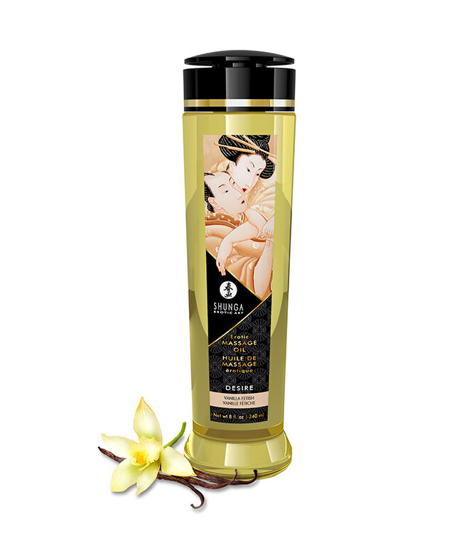 Shunga EROTIC MASSAGE OIL DESIRE VANILLA 240ML