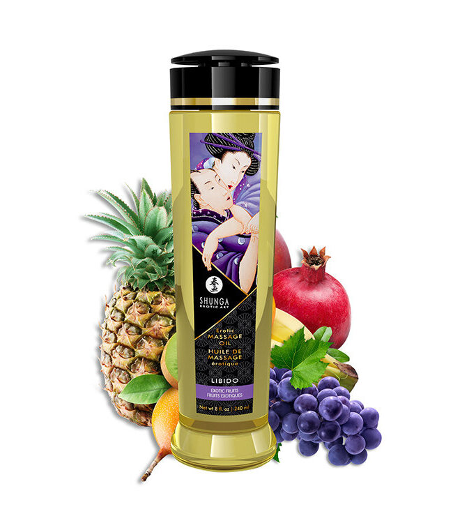 Shunga EROTIC MASSAGE OIL LIBIDO EXOTIC FRUITS 240 ML