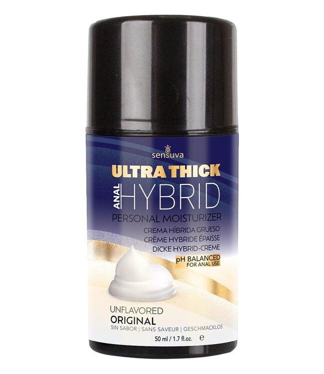 Sensuva SENSUVA ULTRA THICK HYBRID PERSONAL MOISTURIZER ANAL HIGH PH FORMULA ORIGINAL UNFLAVORED 50ML
