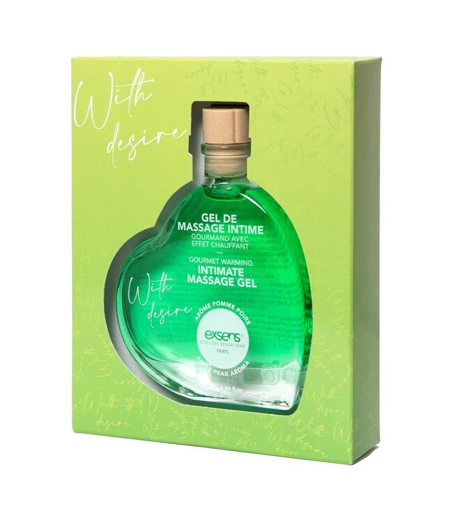 Exsens EXSENS WITH DESIRE - APPLE PEAR AROMA  MASSAGE GEL 50ML