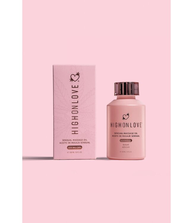 HighOnLove HIGH ON LOVE CBD SENSUAL MASSAGE OIL SUGAR HIGH 100ML