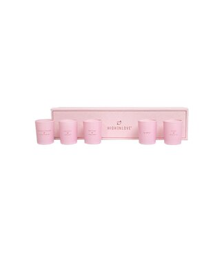 HighOnLove HIGH ON LOVE MINI SENSUAL MASSAGE CANDLES COLLECTION 5 X 35G