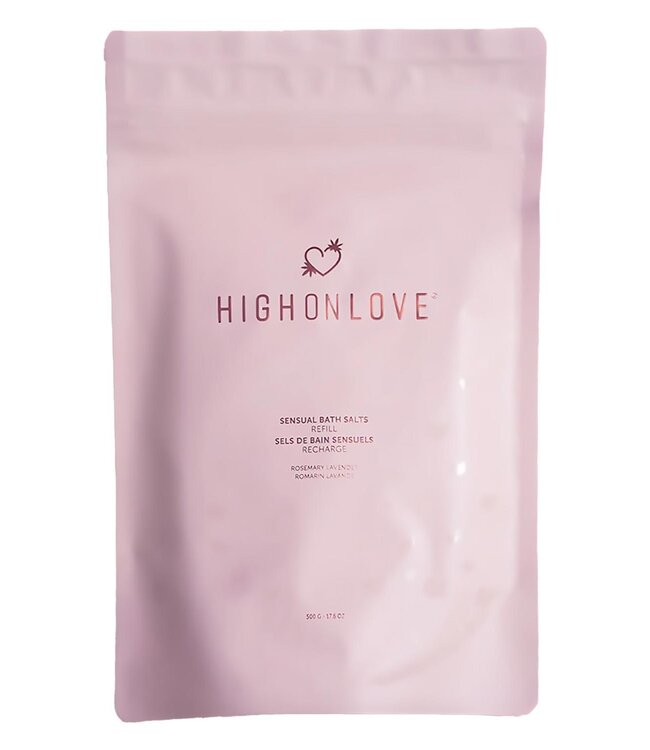 HighOnLove HIGH ON LOVE REFILL FOR SENSUAL BATH SALTS 500G