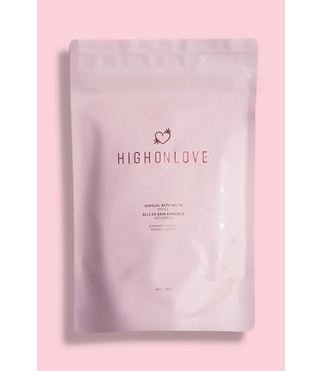 HighOnLove HIGH ON LOVE REFILL FOR SENSUAL BATH SALTS 500G