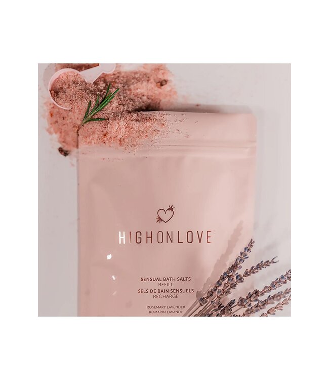 HighOnLove HIGH ON LOVE REFILL FOR SENSUAL BATH SALTS 500G