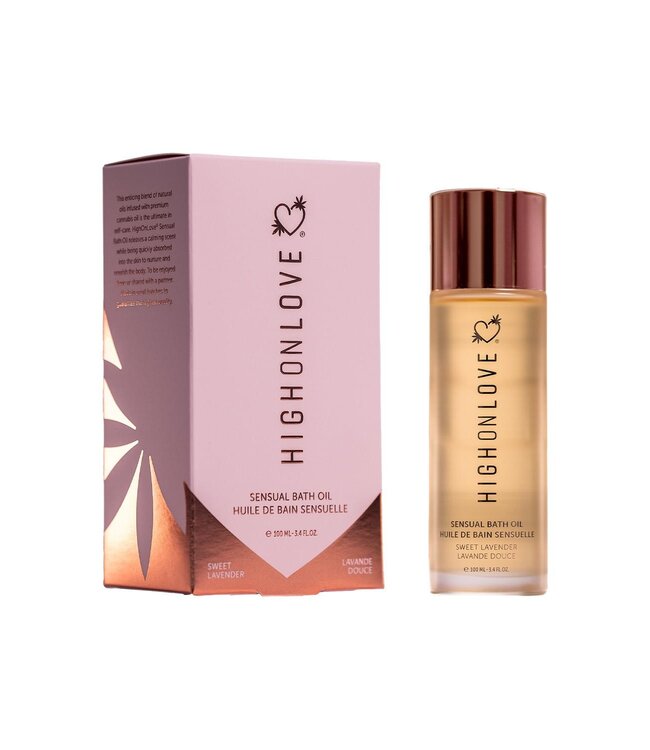 HighOnLove HIGH ON LOVE BATH OIL SWEET LAVENDER 100ML
