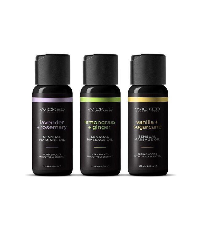 Wicked Sensual Care WICKED SENSUAL MASSAGE OIL LAVENDER ROSEMARY 120ML