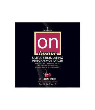 Sensuva SENSUVA ON INSANE ULTRA-STIMULATING PERSONAL MOISTURIZER CHERRY POP 6 ML 