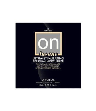 Sensuva SENSUVA ON INSANE ULTRA-STIMULATING PERSONAL MOISTURIZER ORIGINAL UNFLAVORED 6 ML 