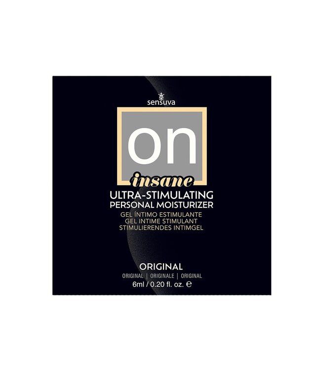 Sensuva SENSUVA ON INSANE ULTRA-STIMULATING PERSONAL MOISTURIZER ORIGINAL UNFLAVORED 6 ML 
