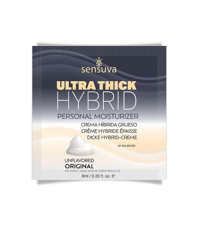 Sensuva SENSUVA ULTRA-THICK HYBRID PERSONAL MOISTURIZER ORIGINAL UNFLAVORED  6 ML