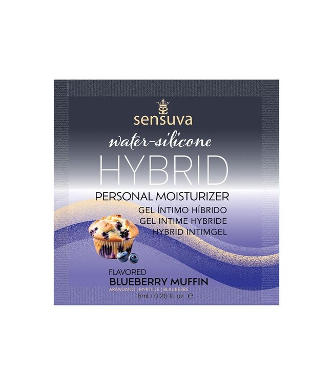 Sensuva SENSUVA HYBRID PERSONAL MOISTURIZER BLUEBERRY MUFFIN 6 ML