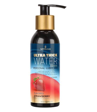 Sensuva SENSUVA ULTRA–THICK WATER-BASED PERSONAL LUBRICANT STRAWBERRY 125ML