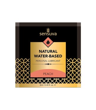 Sensuva SENSUVA NATURAL WATER-BASED PERSONAL LUBRICANT PEACH  6 ML