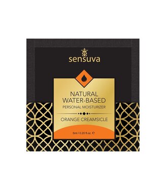 Sensuva SENSUVA NATURAL WATER-BASED PERSONAL LUBRICANT ORANGE CREAMSICLE 6 ML