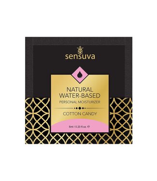 Sensuva SENSUVA NATURAL WATER-BASED PERSONAL LUBRICANT COTTON CANDY 6 ML