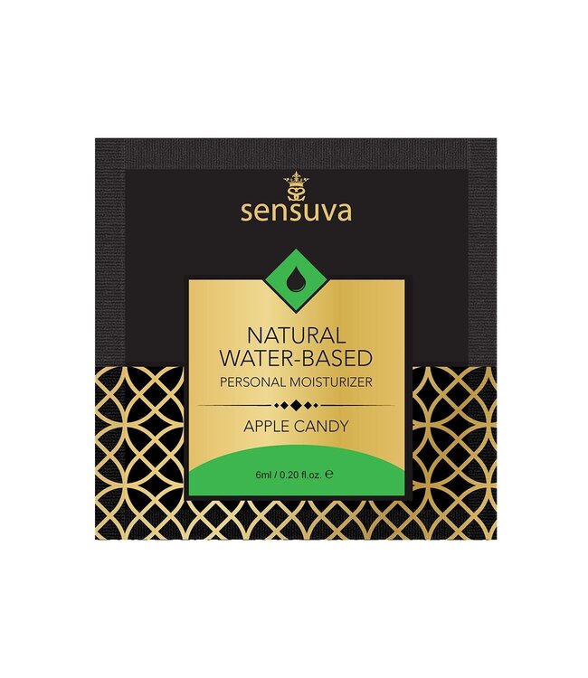 Sensuva SENSUVA NATURAL WATER-BASED PERSONAL LUBRICANT APPLE CANDY 6 ML