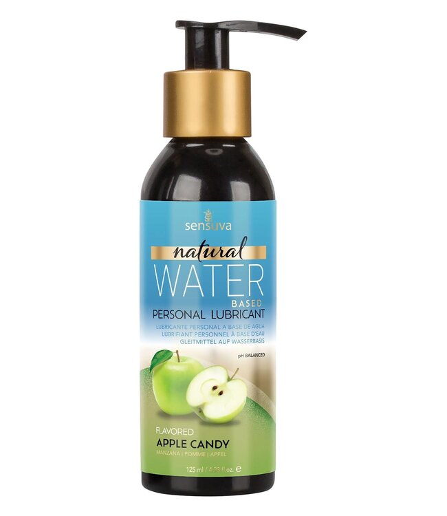 Sensuva SENSUVA NATURAL WATER-BASED PERSONAL LUBRICANT APPLE CANDY 125ML