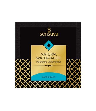 Sensuva SENSUVA NATURAL WATER-BASED PERSONAL LUBRICANT ORIGINAL UNFLAVORED 6 ML