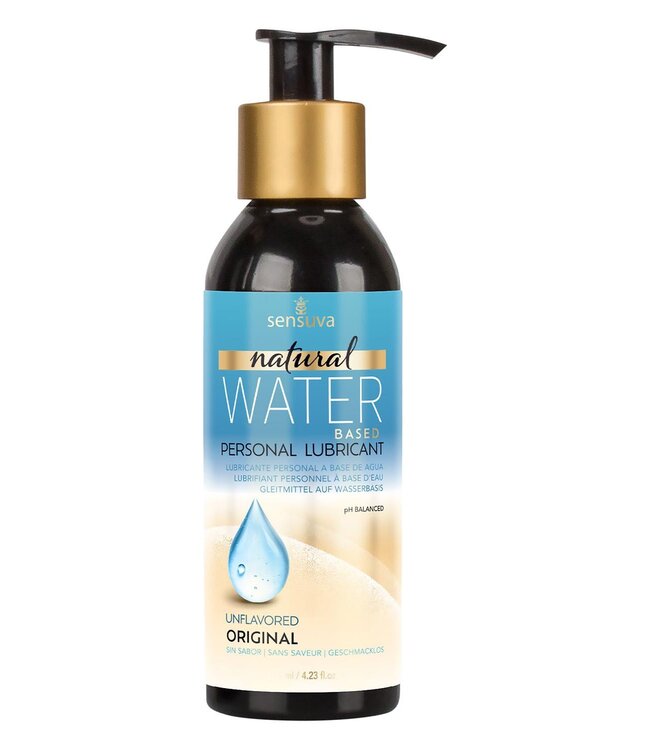 Sensuva SENSUVA NATURAL WATER-BASED PERSONAL LUBRICANT ORIGINAL UNFLAVORED 125ML