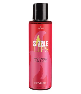 Sensuva SENSUVA SIZZLE LIPS WARMING GEL STRAWBERRY 125ML