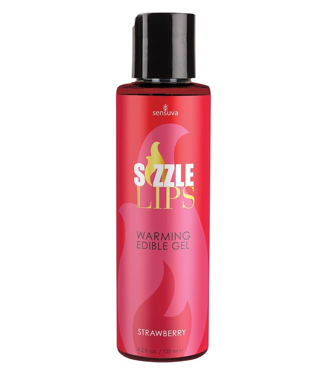 Sensuva SENSUVA SIZZLE LIPS WARMING GEL STRAWBERRY 125ML