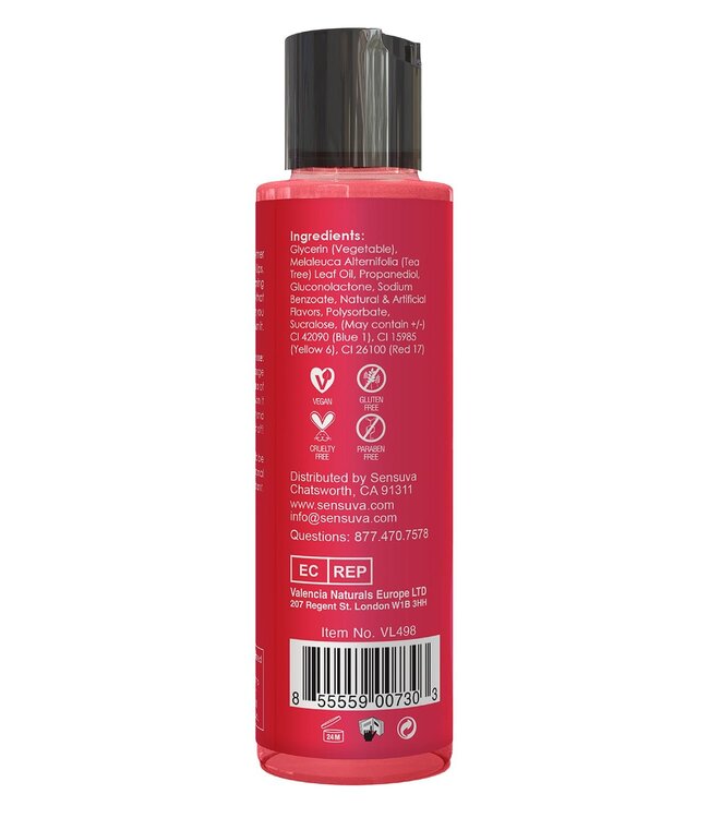 Sensuva SENSUVA SIZZLE LIPS WARMING GEL STRAWBERRY 125ML