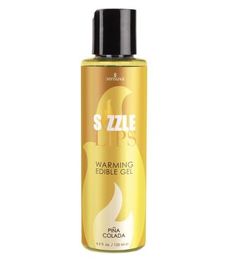 Sensuva SENSUVA SIZZLE LIPS WARMING GEL PINA COLADA 125ML