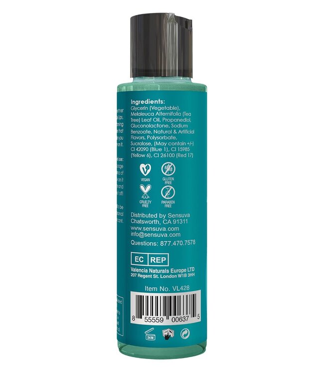 Sensuva SENSUVA SIZZLE LIPS WARMING GEL BLUEBERRY ICE POP 125ML