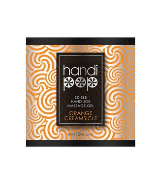 Sensuva SENSUVA HANDIPOP EDIBLE MASSAGE GEL ORANGE CREAMSICLE 6 ML