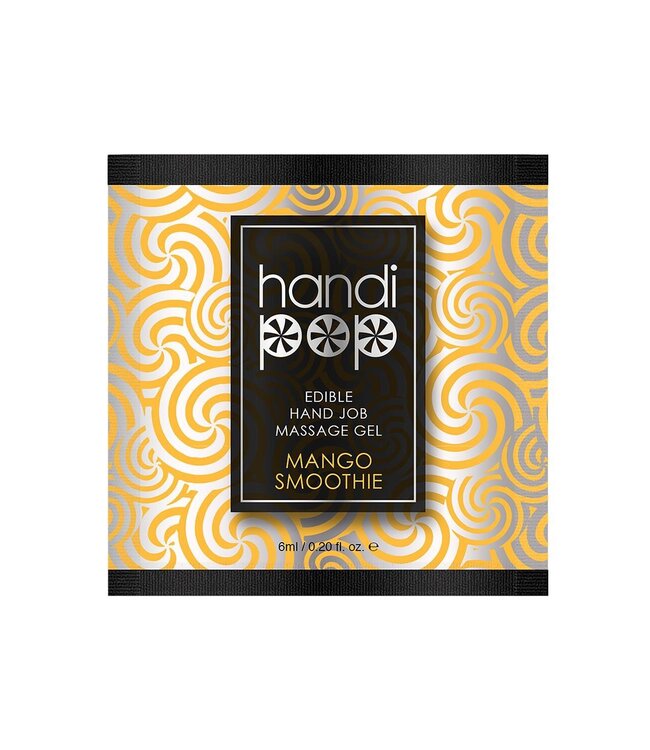 Sensuva SENSUVA HANDIPOP EDIBLE MASSAGE GEL MANGO SMOOTHIE 6 ML