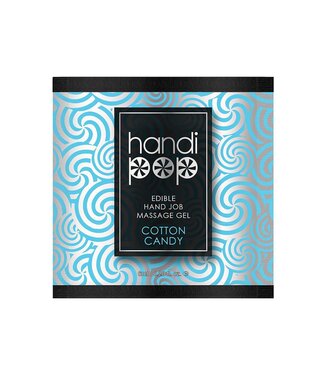 Sensuva SENSUVA HANDIPOP EDIBLE MASSAGE GEL COTTON CANDY 6 ML