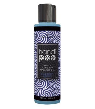 Sensuva SENSUVA HANDIPOP EDIBLE MASSAGE GEL BLUEBERRY MUFFIN 125ML