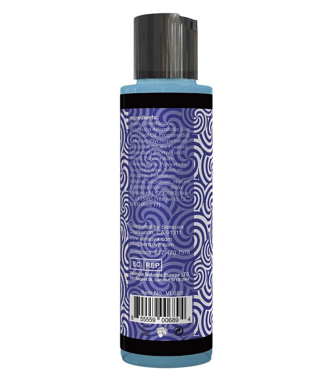 Sensuva SENSUVA HANDIPOP EDIBLE MASSAGE GEL BLUEBERRY MUFFIN 125ML